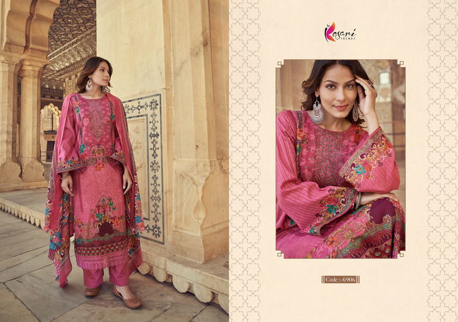 Noor E Jahan By Kesari Lawn Karachi Cotton Dress Material Wholesale Shop In Surat